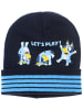 Bluey 2-tlg. Winter Set: Bluey Mütze & Handschuhe in Dunkelblau