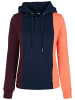 Urban Classics Kapuzenpullover in redwine/midnightnavy