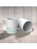 Mr. & Mrs. Panda Tasse Schwiegersohn mit Spruch in Weiß