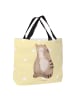 Mr. & Mrs. Panda Tote Bag Katze Sitzen ohne Spruch in Gelb Pastell