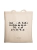 Mr. & Mrs. Panda Shopper Oma, ich habe nachgemessen.... mit Spruch in Creme