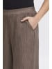 ICHI Casual Hose IXREMI Loose fit in Teak w. pinst.