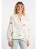 DreiMaster Vintage Damen Tunika in Wollweiss Koralle