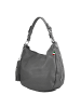 Florence Florence Schultertasche, Shopper Leder grau ca. 30cm