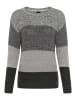 Laura Scott Streifenpullover in grau gestreift