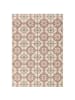 Pergamon Designer Teppich Samba Modern Fliesenoptik in Beige