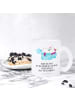 Mr. & Mrs. Panda Tee Tasse Einhorn Verliebt mit Spruch in Transparent