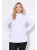 Ulla Popken Shirt in schneeweiß
