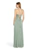 Vera Mont Abendkleid mit Wasserfallausschnitt in Foggy Green