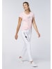 Polo Sylt T-Shirt mit funkelndem Dekor in Pink