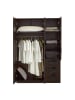 en.casa Kleiderschrank Finning in Braun (B)120cm (G)102cm