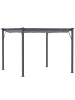 Outsunny Pergola 300L x 300B x 223H cm Kohlegrau+Dunkelgrau