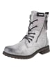Ital-Design Stiefelette in Silber