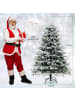 COSTWAY Künstlicher Weihnachtsbaum Beleuchtet in Grün