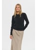 SAINT TROPEZ Strickpullover CherriSZ Gerade Passform in Black