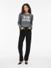 Vila Strickpullover in Medium Grey Melange