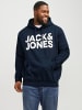JACK & JONES PLUS Kapuzenpullover in Navy Blazer 2