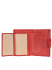 Esquire Primavera Geldbörse Leder 14 cm rot