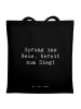Mr. & Mrs. Panda Tote Bag Spruch Sich in einer neuen Sportart ve... in Schwarz
