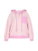 Swirly Women Plus Size Sweatshirt in pink