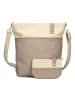 Zwei Jana Schultertasche 33 cm in nubuk cappuccino