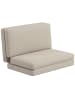 HOMCOM Bodensofa-275L x 120B x 10H cm-Beige