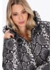 faina Women Coat in black multicolor