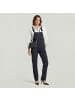 G-Star Raw Slim Latzhose dk black