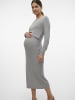 mama licious Kleid in Light Grey Melange