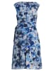 Vera Mont Cocktailkleid mit Bindegürtel in Dunkelblau/Blau