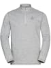 Odlo Longsleeve "Midlayer 1/2 Zip Berra" in Grau