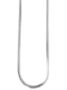 Adeliás Damen Halskette – Schlangenkette aus Edelstahl 50 cm in silber