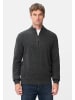 Camel Active Strick-Troyer in melierter Optik in Graphitgrau
