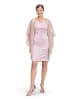 Vera Mont Cape im Glitzer-Look in Rosé/Silver