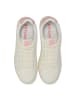 Hummel Schnürsenkel Sneaker Court Line Lebensstil Erwachsene in WHITE/PINK