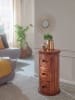 KADIMA DESIGN Design Sideboard Sheesham Massivholz 35x65x35 cm, Schränkchen mit 3