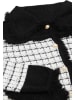 CARNEA Damen Strickjacke in Schwarz Wollweiss