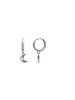 Luxenter Ohrringe Nekiel mit Rhodium-Finish – NEKIEL