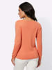creation L Langarm-Pullover in papaya