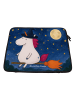Mr. & Mrs. Panda Laptoptasche Einhorn Hexe Design ohne Spruch in Weiß