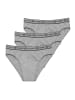 Haasis Bodywear 3er-Set: Slip in graumeliert