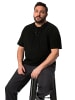 Men Plus Kurzarm T-Shirt in schwarz