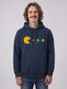 wat? Apparel Sweatshirt Pacmännchen in Dunkelblau