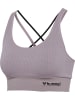 Hummel Sportoberteil Hmlmt Flow Seamless Sports Top in MINIMAL GRAY