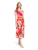 Betty Barclay Jerseykleid mit Blumenprint in Red/Pink