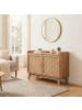 CALICOSY Buffet PALMO in Helles Holz - (W) 110  x (H) 74.5  x (L) 39  cm