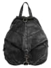 Samantha Look Rucksack echt Leder in schwarz