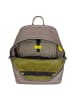 DuDu New York Daypack Leder 41 cm Laptopfach in taupe
