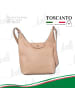 Toscanto Leder Umhängetasche Toscanto Tasche altrosa ca. 32cm