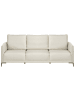 Beliani 3-Sitzer Sofa CILENS in Beige/Silber - (W) 152 x (H) 93 x (L) 73 cm